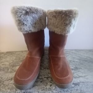 New SOX TAB womens Leather Boots. 8M Ruby